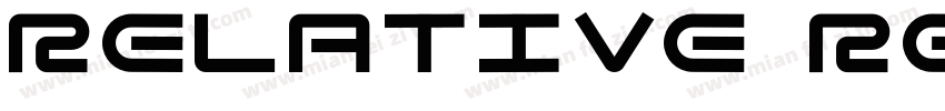 Relative Regular字体转换
